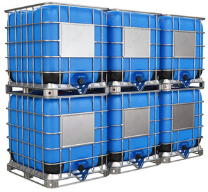 Réservoir fourre-tout IBC 1000L robuste-certifié UN, de qualité alimentaire, empilable - Product Image 3