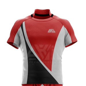 Uniforme de Rugby de Último Diseño, Estilo Nuevo, Calidad Premium, Color Sólido, Conjuntos de Estilo, 100% Poliéster, Secado Rápido, para Venta en Línea - Product Image 4