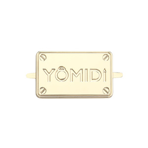 Etiquetas de Ropa Personalizadas de Aleación de Zinc 3D, Etiquetas Rectangulares para Prendas con Borde Cortado por Láser y Transferencia de Calor - Product Image 4