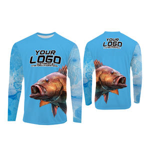 Rash Guard Camisas al aire libre UV SPF Senderismo Pesca Camisas para hombres Sudadera con capucha para hombres UPF 50 + Camisas de manga larga Protección solar - Product Image 1