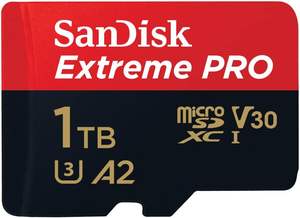 Carte mémoire SanDisk Extreme Pro MicroSDXC UHS-I 200 Mo/s V30 U3 A2 1 To SDSQXCD-1T00-GN6MA – Approvisionnement direct usine - Product Image 3