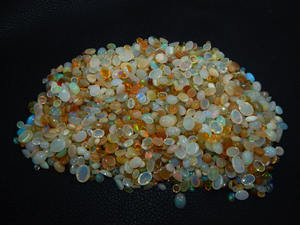 Lote de cabujón de ópalo etíope piedras preciosas sueltas Multi fuego 100% ópalo Natural sin tratamiento piedras preciosas aplicadas - Product Image 2