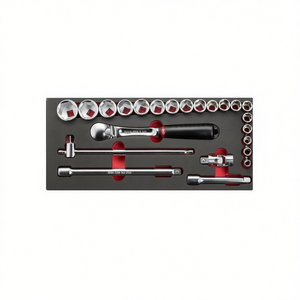 Juego de Herramientas de Espuma Bicolor Usag, 23 Piezas, Surtido, Fuente de Alimentación Manual, con Estuche Rígido - Product Image 3