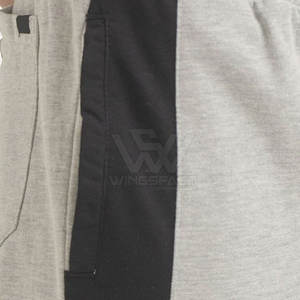 กางเกงกีฬาลำลองผู้ชายพิมพ์โลโก้ได้ ไซส์ใหญ่ น้ำหนักเบา ผ้าฝ้าย 100% เอวกลาง สีเข้ม ซักแห้งเร็ว ระบายอากาศได้ดี - Product Image 6