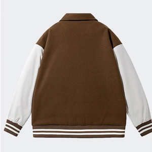 Letterman-Veste universitaire avec logo brodé sur mesure-Hiver-Basketball Baseball Varsity Jacket-Qualité supérieure-Chaleur-Style pour hommes - Product Image 3