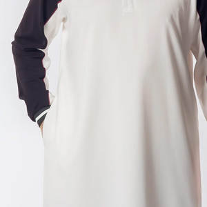 Meilleur design tendance de vêtements décontractés boutonnés à l'avant pour hommes Jubba Meilleure vente Thobe islamique de qualité supérieure pour hommes - Product Image 6