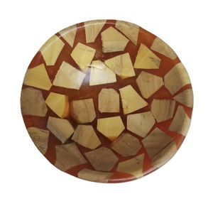 ชามสลัดผลไม้ทำจากไม้มะม่วงทำมือสุดหรูชามใส่ซุปผลไม้แห้งเคลือบแล็กเกอร์ดีไซน์เรียบง่ายสำหรับใช้ในห้องครัวในโรงแรม - Product Image 4