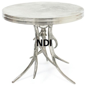 Modern Style Customized Shape Aluminium Metal Coffee <b>Table</b> for Home Hotel Restaurant Decoration-Bedroom Furniture Decor Use - Product Image 5