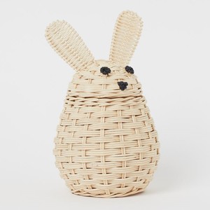 Panier pour enfants en rotin de conception mignonne tendance en forme de dinosaure et de lapin en rotin tressé à la main petit panier pour enfants - Product Image 4