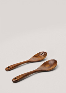 Top Selling Acacia Woden Spoons for Cooking Custom Logo Wood <b>Fork</b> and Spoon Set From Artex Thien Thanh - Product Image 3