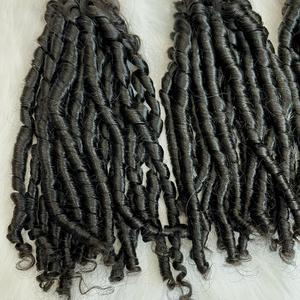 Extensiones de cabello vietnamita listas para enviar paquetes de cabello rizado de Primavera al vapor proveedor de tejido de trama de Vietnam sin enredos - Product Image 2