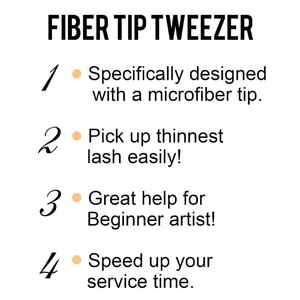แหนบตัดขนตาสแตนเลสอเนกประสงค์ ป้องกันไฟฟ้าสถิตย์ สำหรับแบรนด์ส่วนตัว รับทำโลโก้ ปลายโค้ง 45/90 องศา ปลายเรียบ - Product Image 2