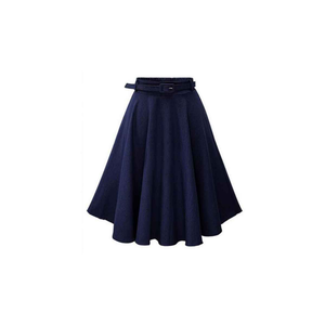 Mini jupe en jean bleue pour femmes jupes courtes en jean pour femmes pour dames - Product Image 5