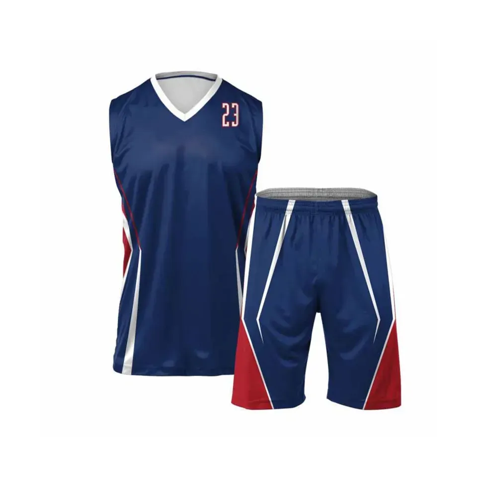 Tùy chỉnh in logo thăng hoa bóng chuyền mặc quần áo thể thao Polyester đồng phục bóng chuyền