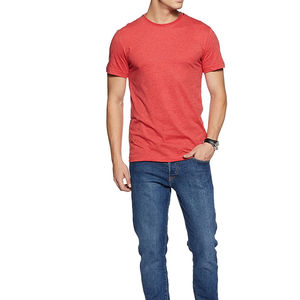 100% algodón, camiseta para hombre, ajuste holgado, estampado Venta al por mayor Clásico 100% algodón Camiseta para hombre Moda en blanco Casual Hombres Cuello redondo - Product Image 4