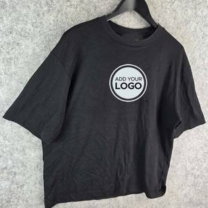 100% coton à manches courtes T-Shirt 180g col rond décontracté mode T-Shirt coton Alrism hommes t-shirts hommes surdimensionné - Product Image 6