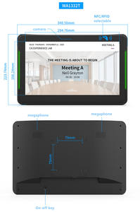 Tablette d'affichage intelligente murale de 13.3 pouces Multimédia Salle de réunion Réservation Porte électronique Ascenseur de centre commercial - Product Image 2