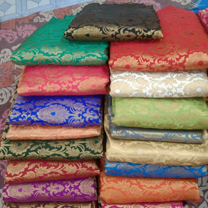 Premium Brocade Fabric High Quality Woven Textile <b>for</b> Garments, Home Decor and Upholstery Customizable Designs, Colors - Product Image 1