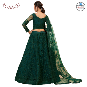 Impresionante hermosa blusa bordada con cordones Cutwork Dupatta Heavy Stonework para boda temporada fiesta Lehenga Choli poliéster - Product Image 3