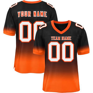 Maillot de sport de club de football américain respirant à séchage rapide Polyester Mesh Team Logo Sublimation Print Plus Size Streetwear - Product Image 3