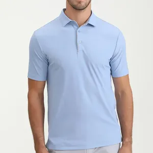 Camiseta de polo de poliéster 100% para hombre de tendencia superior con logotipo personalizado y diseño sólido de Pakistán - Product Image 5