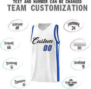 Camiseta de baloncesto personalizada de alta calidad, Camiseta deportiva bordada, camisetas de baloncesto cómodas transpirables sublimadas - Product Image 4