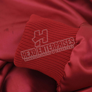 Hot Selling Fashion Silk Satin Wholesale Varsity Jackets Custom Color Logo Men's Bomber Jacket Made in Pakistan 2025 - Product Image 6