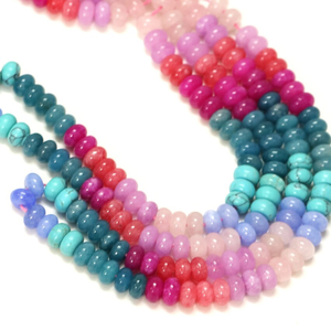 Cuentas Redondas de Cuarzo Multicolor: Cuentas de Piedras Preciosas Lisas AAA, 7-8 mm - Product Image 6