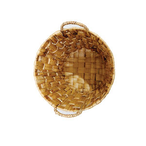 Panier décoratif en jacinthe d'eau naturelle rustique et écologique Artex Dong Thap pour plante et rangement à domicile - Product Image 6