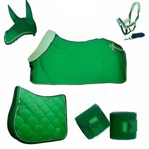 Juego de Almohadillas Matchy para Sillín, Alfombrillas de Sublimación para Doma Equina, Alfombras de Caballo Numnah, Color Verde Azulado - Product Image 6