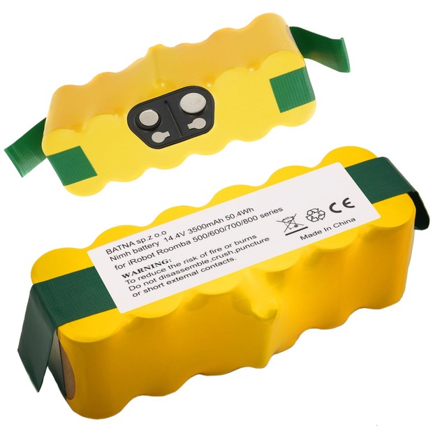 ROBOT VACUUM BATTERY FOR ROOMBA 500/600/700/800 SERIES 14.4V 3000MAH