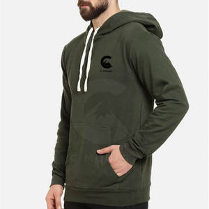 Sweat-shirts de haute qualité pour l'hiver, coupe classique, vente en gros, vêtements de mode pour hommes, sweat-shirts personnalisés en molleton de coton avec poche - Product Image 3