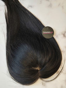 Vente chaude 2025 Topper Handtied 100% Raw Virgin Straight Yaki Extensions de cheveux humains Cuticule complète Prix de gros de haute qualité - Product Image 2