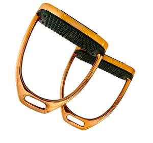 Nouvelle arrivée Étriers de cheval d'équitation d'endurance Confort Grip Absorbant les chocs Léger équestre Fourniture d'usine OEM - Product Image 5