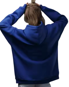 Sweats à capuche en coton et polyester 320 GSM personnalisés coupe régulière pour femmes vente en gros de vêtements pour femmes sweat à capuche sérigraphié pour femmes - Product Image 5