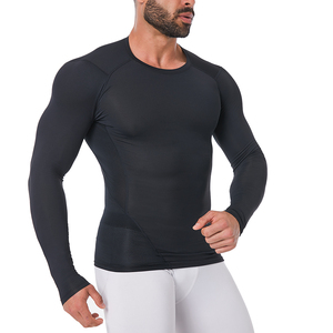 Rash Guards pour hommes Sportswear Logo personnalisé impression solide Rash Guards respirant léger séchage rapide Rash Guards en gros - Product Image 4