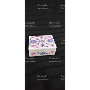 New Large Luxury Mop Jewelry <b>Box</b> Organizer <b>Mirror</b> Drawer Big Ring Earring Storage Case Floral Pattern Engraved Design for Gift - Product Image 6