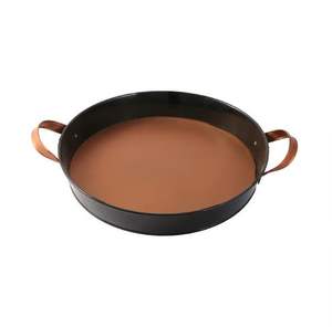 ถาดเสิร์ฟหนังทรงโค้งมนดีไซน์ทันสมัยถาดสำหรับตกแต่งในร่มถาดสำหรับงานรื่นเริงและงานแต่งงาน - Product Image 6