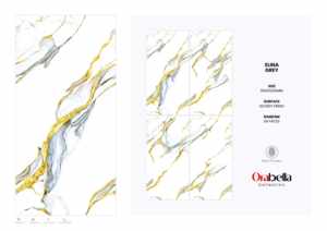 Carreaux de sol et de mur en porcelaine sans fin dorés 600x1200, design élégant pour les pièces contemporaines - Product Image 4