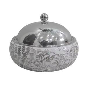 Casserole en métal de luxe faite à la main nouvelle marmite avec support en bois table de forme ronde de meilleure qualité pour la cuisson des aliments utilisation décorative - Product Image 2