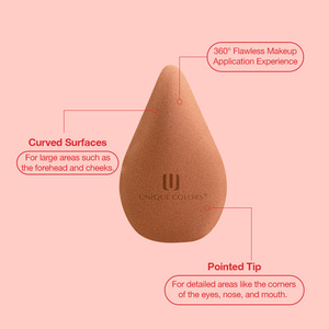 Mini Esponja de Maquillaje Personalizable, Esponja Cosmética de Precisión Sin Látex, Difuminador de Dedos Puntiagudos <span class=keywords><strong>para</strong></span> <span class=keywords><strong>Ojos</strong></span> y Detalles - Product Image 3