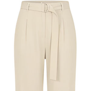 Pantalones de Trabajo Casuales de Negocios para Mujer, Cierre con Cordón, Transpirables, de Secado Rápido, de Lona Lisa, 100% Algodón, Cintura Media, Corte Recto - Product Image 2