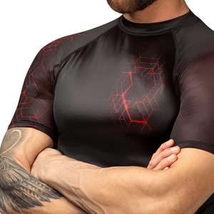 Ropa deportiva personalizada para hombre, camiseta para correr, camiseta de compresión deportiva, camiseta ajustada, camisetas de Fitness para hombre al por mayor - Product Image 2