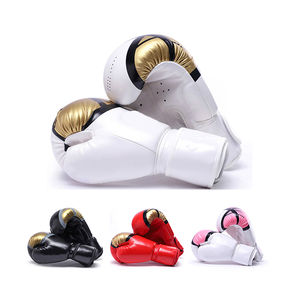 Guantes de PU MMA para Sanda, Guantes de Entrenamiento de Boxeo, Equipo Profesional de Secado Rápido, Transpirables y Ligeros para Práctica en Casa y Gimnasio - Product Image 5