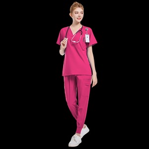 Médecins Infirmières Dentistes Et Professionnels De La Santé Combinaison De Gommage À 4 Poches Uniforme Idéal Pour Les Professionnels De La Santé - Product Image 6