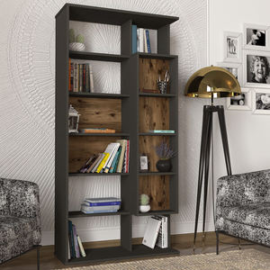 Estantería de lujo de Berlín, el más vendido, diseño moderno exclusivo de Lydia Turquía para el hogar, Material de aglomerado para Taller, comedor, escuela - Product Image 2