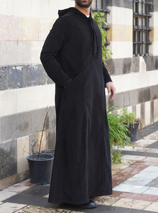 Style omanais Thobe / Thawb Jubba Robe confortable vêtements traditionnels arabes du Moyen-Orient pour hommes-Djellaba élégant et sur mesure - Product Image 3