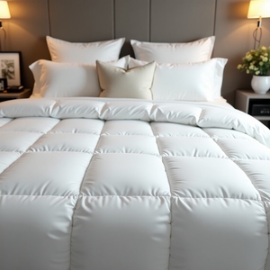 Hiện đạ<span class=keywords><strong>i</strong></span> 160x225cm mùa hè làm mát chăn tinh khiết bông 200gsm ngỗng xuống thay thế thoáng khí có thể giặt chăn trong phong cách đồng bằng - Product Image 2