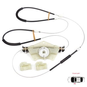 Kit de réparation de lève-vitre BWR409, porte avant gauche pour Passat B5 B5.5 3B 3BG Superb MK1 B5 3U 3B1837461 - Product Image 1