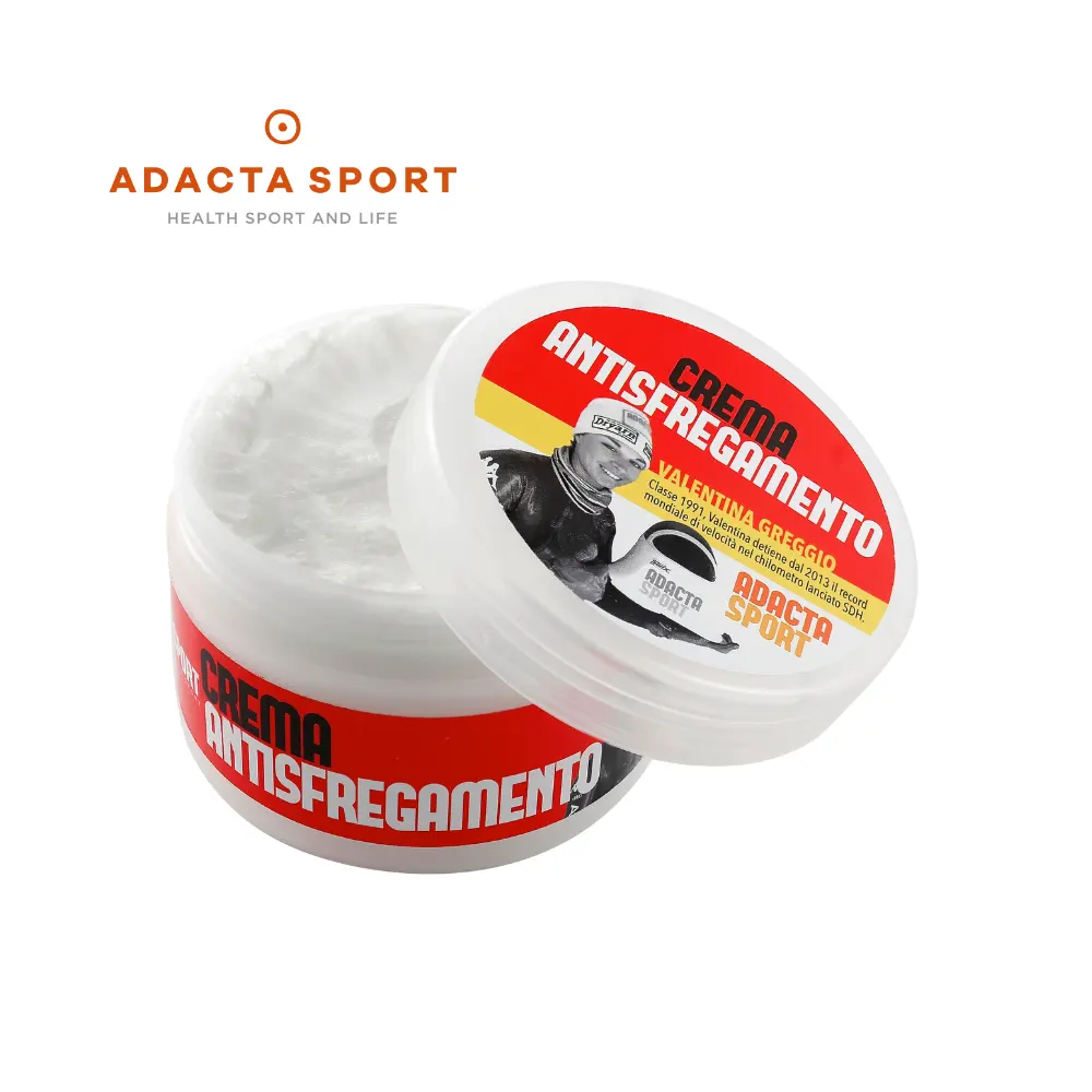 Crema Antirozaduras Protectora y Lubricante Previene rozaduras, cortes y abrasiones durante actividades deportivas, producto Italiano